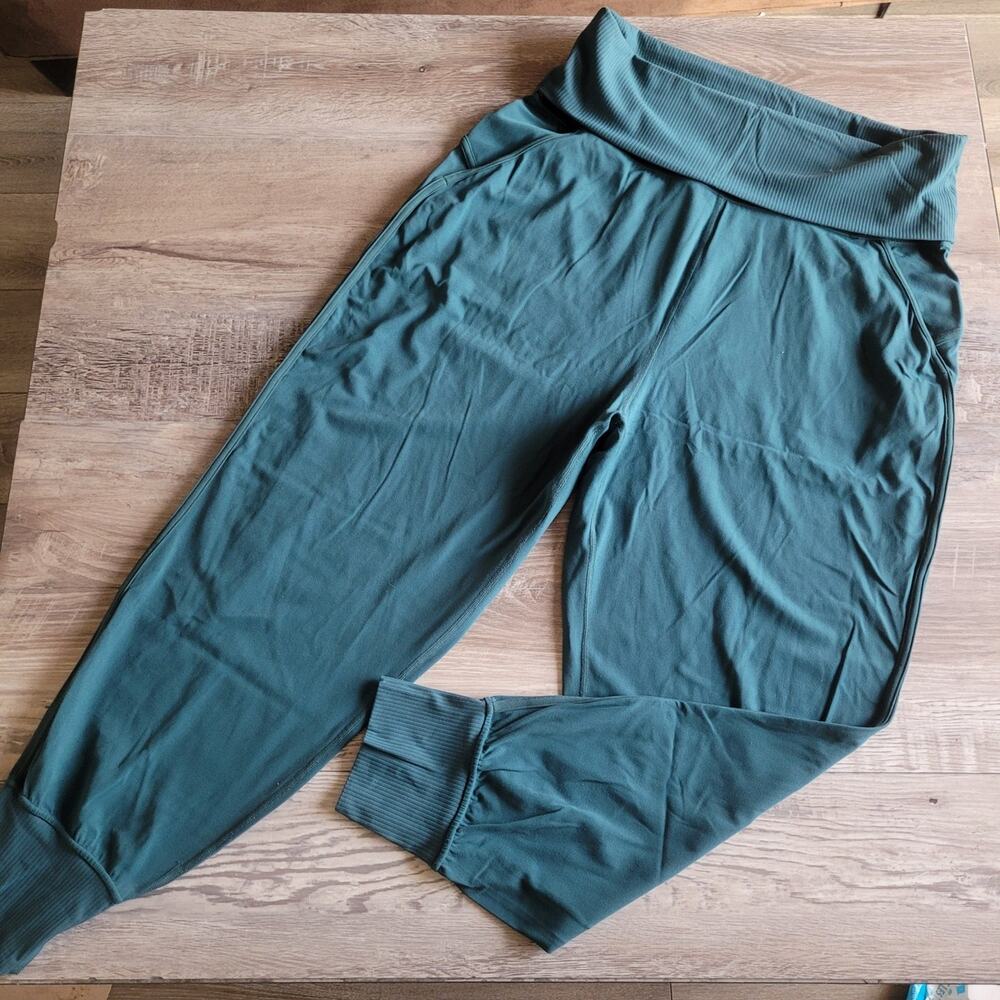 lululemon athletica Teal Green High-Waist Jogger Leggings